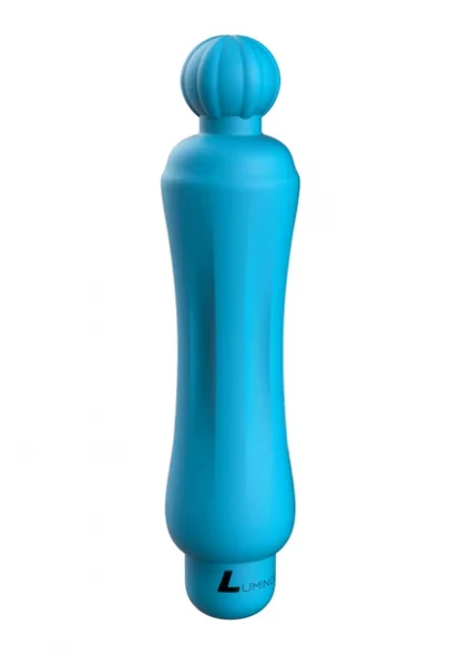 LUM013TUR-Demi – ABS Bullet With Silicone Sleeve – 10-Speeds – Turquoise2
