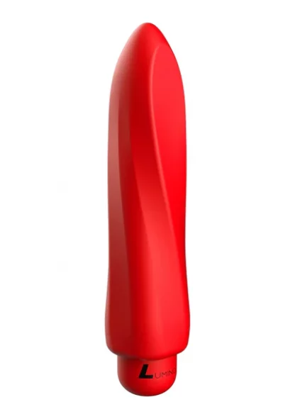 LUM016RED-Myra – ABS Bullet With Silicone Sleeve – 10-Speeds – Red5