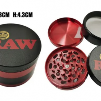 M127 Grinder Black And Red RAW 4 Piece